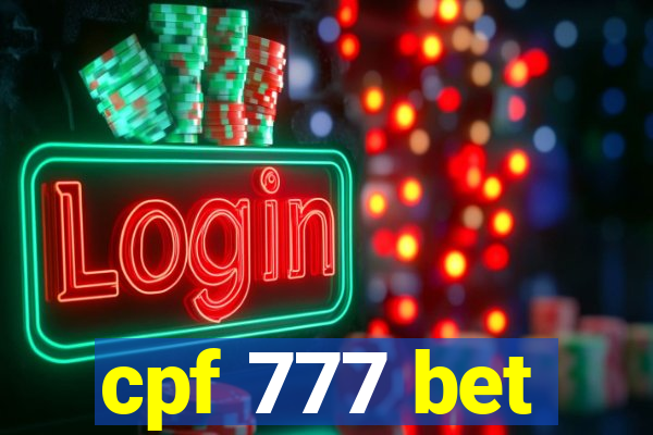 cpf 777 bet