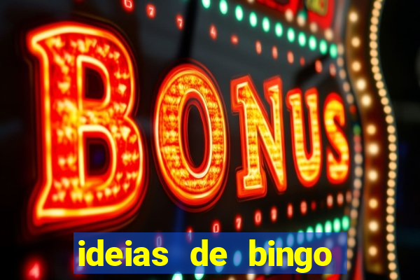 ideias de bingo para o natal