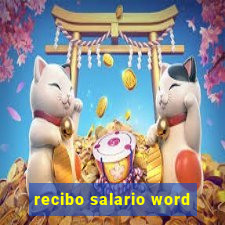 recibo salario word