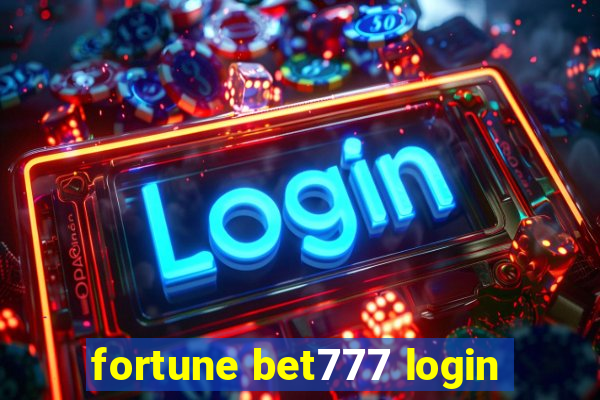 fortune bet777 login