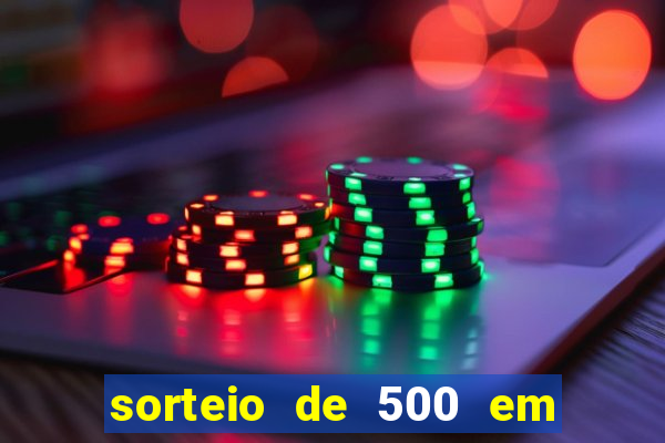 sorteio de 500 em cash toda segunda feira novibet