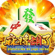 plataforma de jogo verde